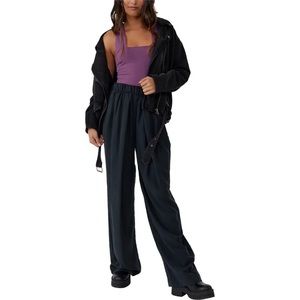 Free People Nothin To Say Pleat Trousers Black Women’s Size XSmall